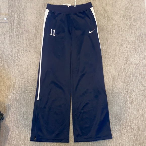 Nike Pants - Nike Dri-Fit Navy Blue & White #11 Sweatpants